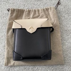 *SOLD* Authentic MANU ATELIER Pristine Leather Cross-body Bag